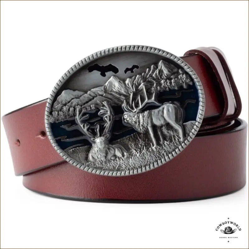 Ceinture Western Rouge