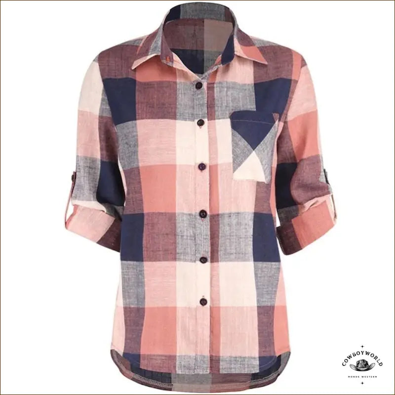 Chemise a Carreaux Femme Country Cowboy World