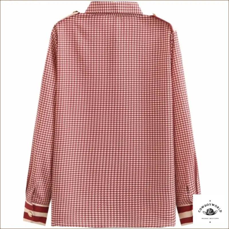Chemise à Carreaux Femme Style Country - Cowboy World
