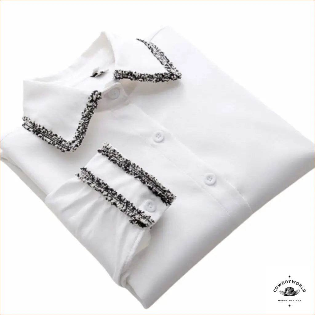 Chemise Blanche Femme Western - Cowboy World