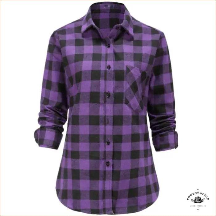 Chemise Carreaux Country Femme - Cowboy World