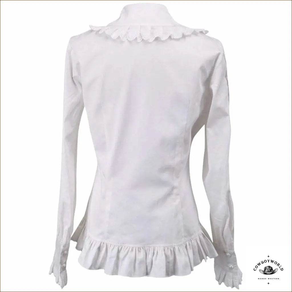 Chemise Country Femme Blanche - Cowboy World
