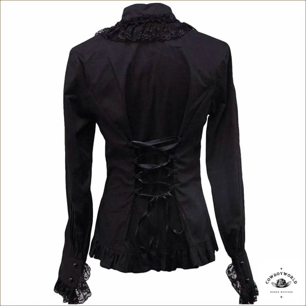 Chemise Country Femme Noire - Cowboy World