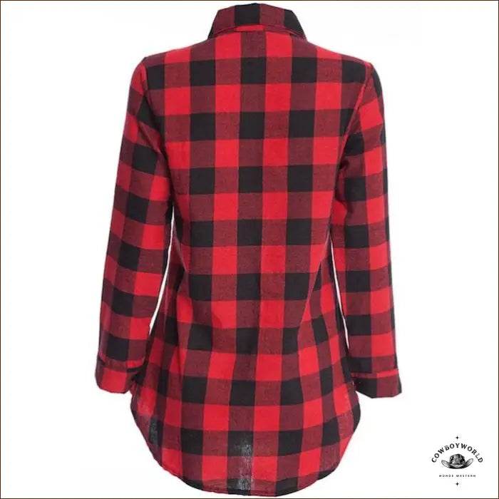 Chemise Country Femme Rouge - Cowboy World