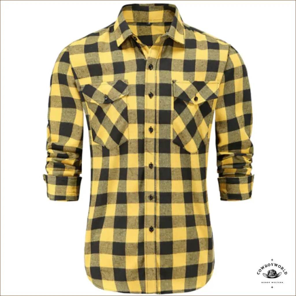 Chemise Cowboy Jaune - Cowboy World