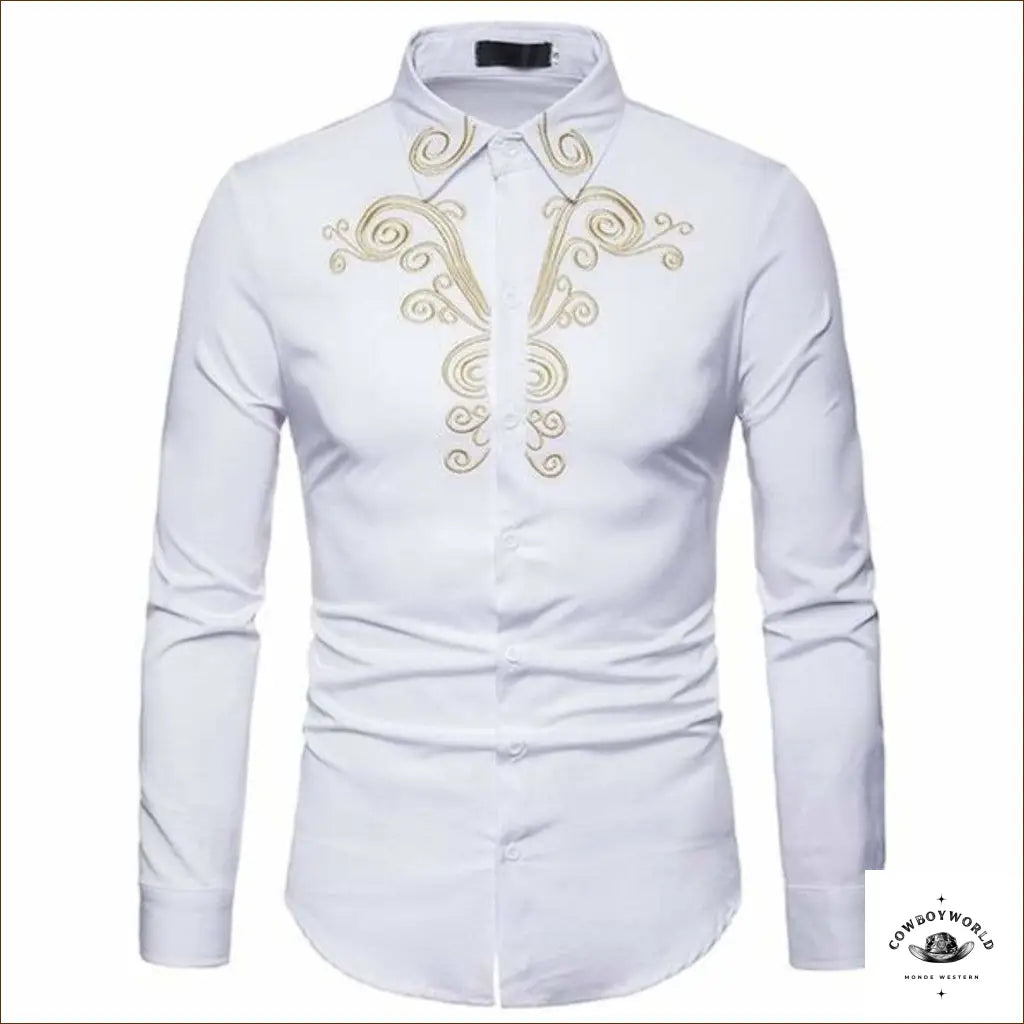 Chemise de Cowboy Blanche