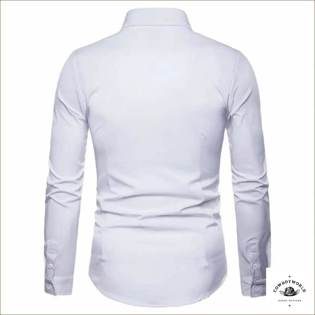 Chemise de Cowboy Blanche - Cowboy World