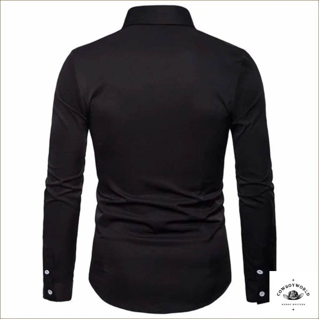 Chemise de Cowboy Noire - Cowboy World