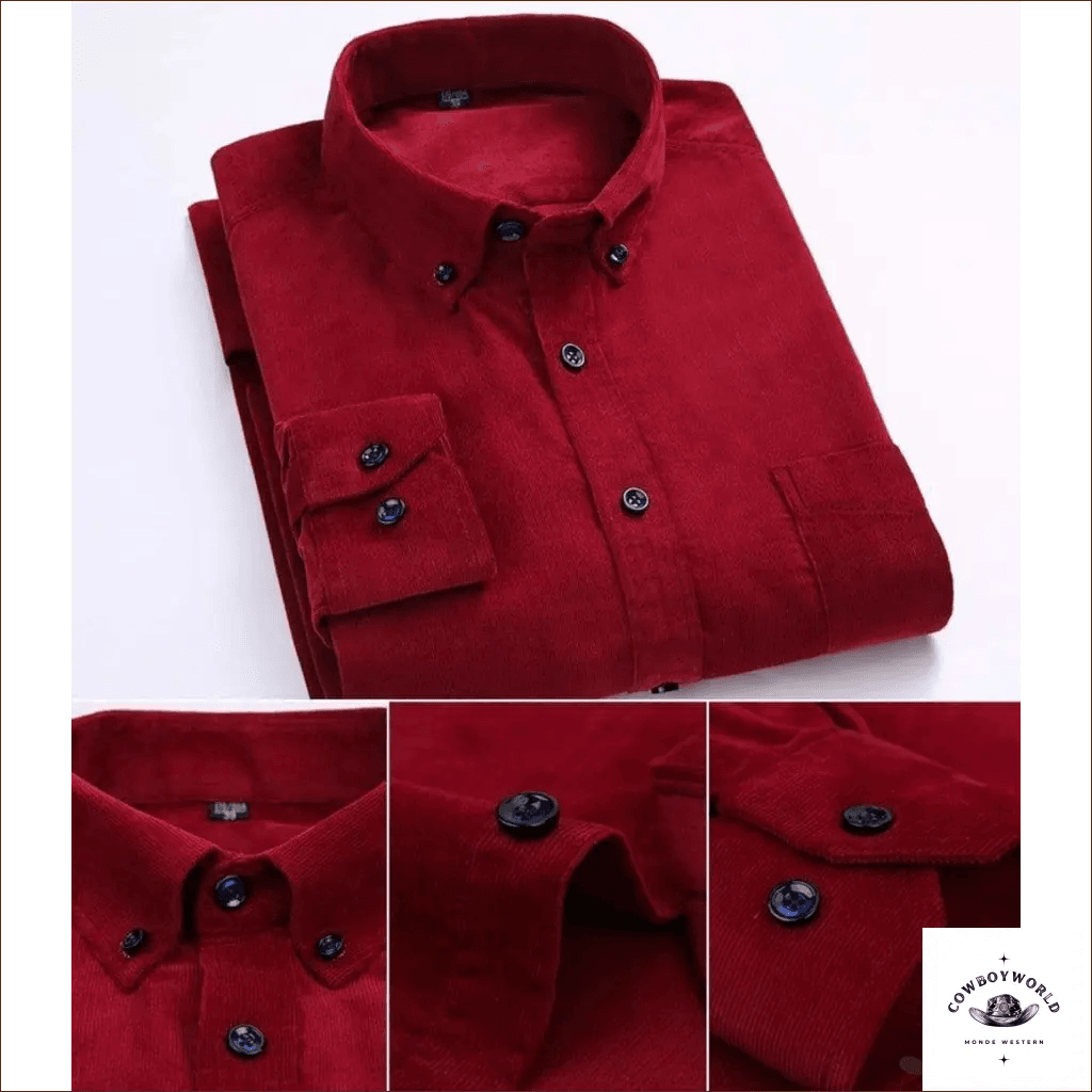 Chemise de Cowboy Rouge - Cowboy World