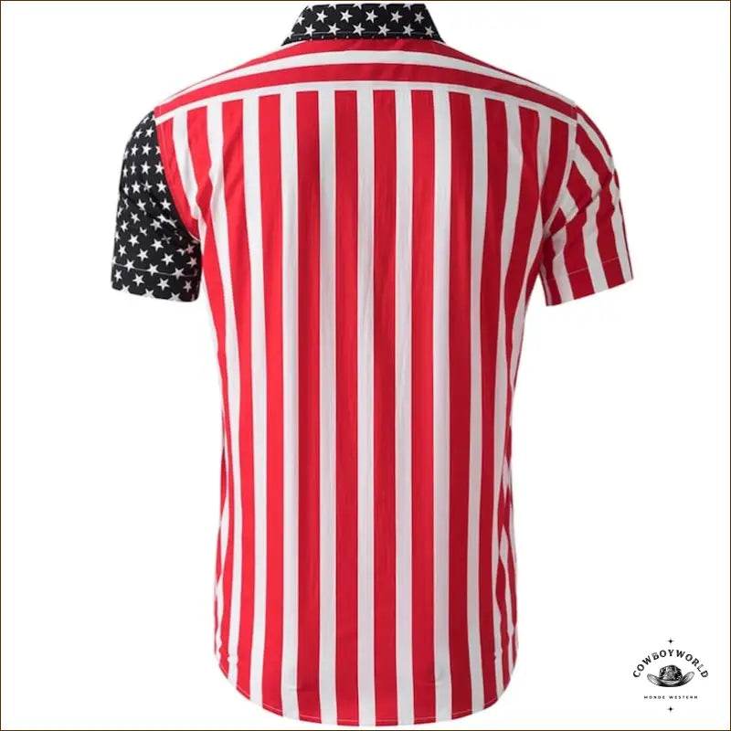 Chemise de Show Western Drapeau Américain - Cowboy World