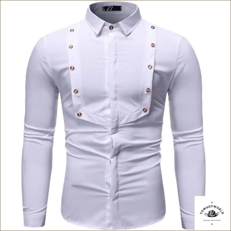 Chemise de Western Blanche - Cowboy World