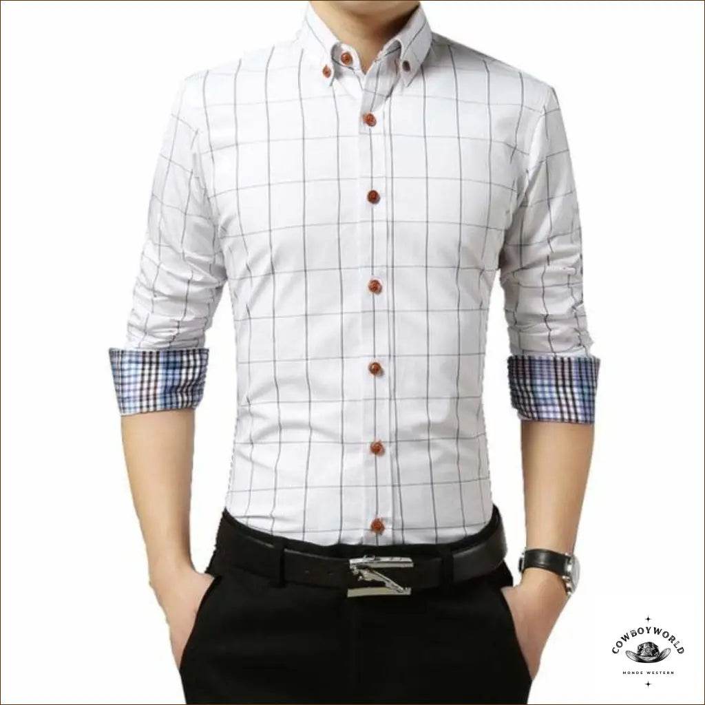 Chemise de Western Blanche Homme - Cowboy World