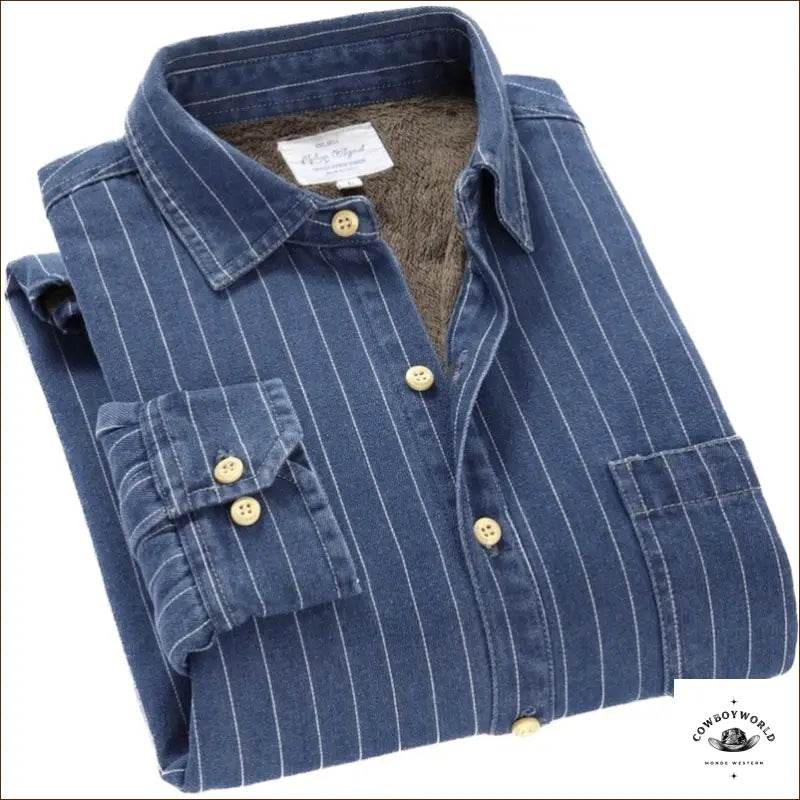 Chemise de Western en Coton Homme - Cowboy World
