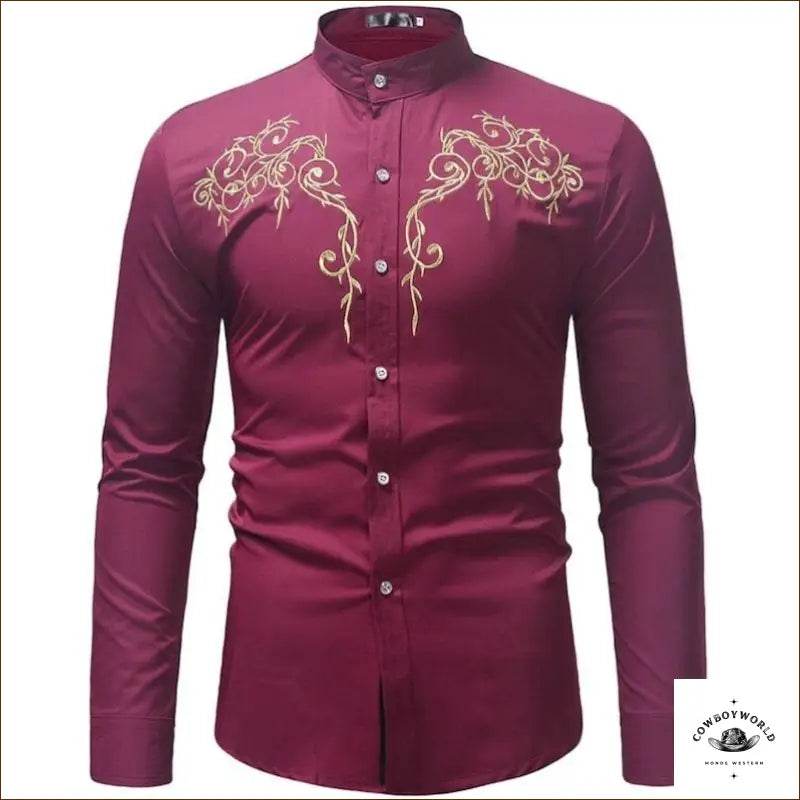 Chemise de Western Homme Noire - Cowboy World