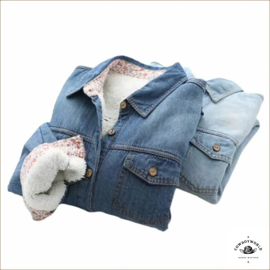 Chemise en Jean Cowboy Femme - Cowboy World