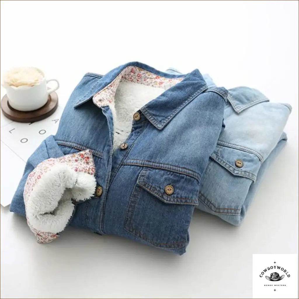 Chemise en Jean Cowboy Femme - Cowboy World