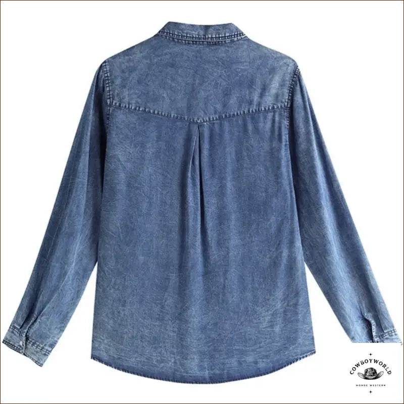 Chemise en Jean Western Femme - Cowboy World