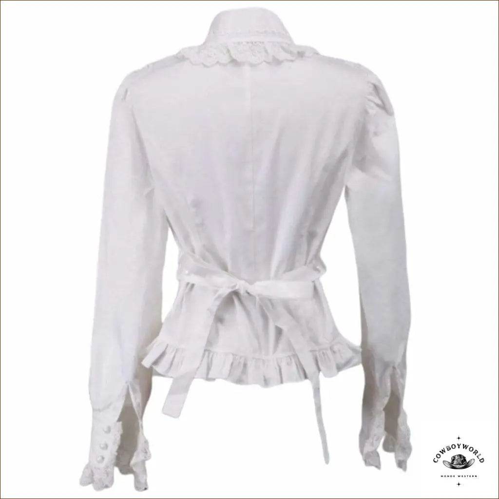 Chemise Femme Country Blanche - Cowboy World