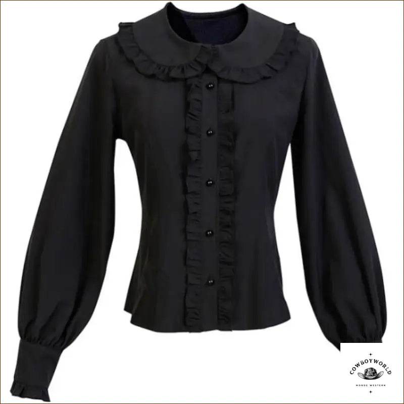 Chemise Femme Noire Western - Cowboy World