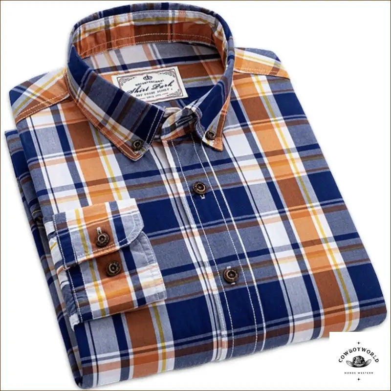 Chemise Show Western Orange