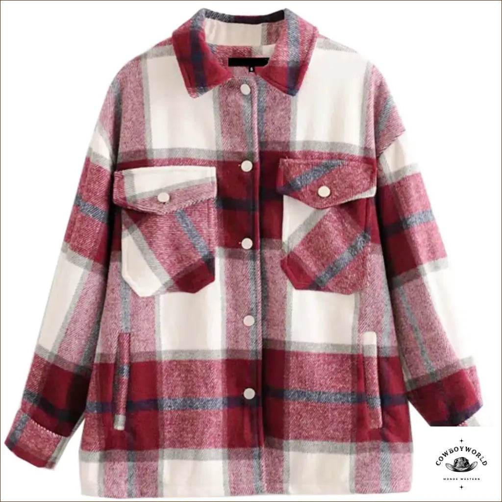 Chemise Western Femme à Carreaux - Cowboy World