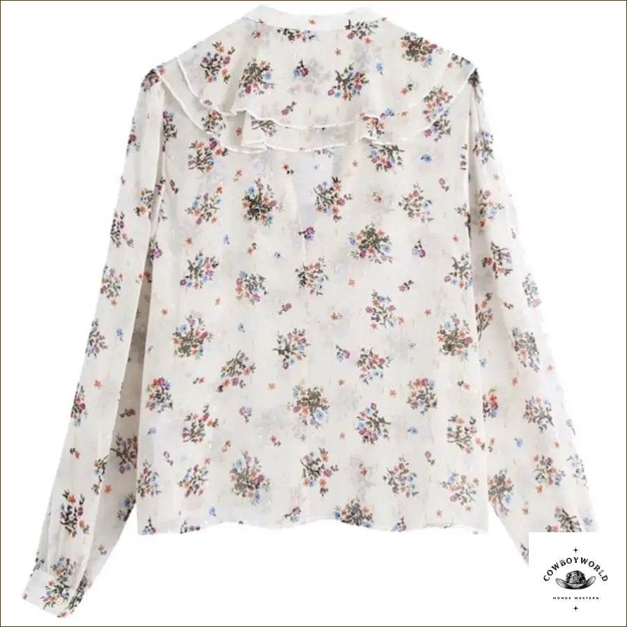 Chemise Western Fleurs - Cowboy World