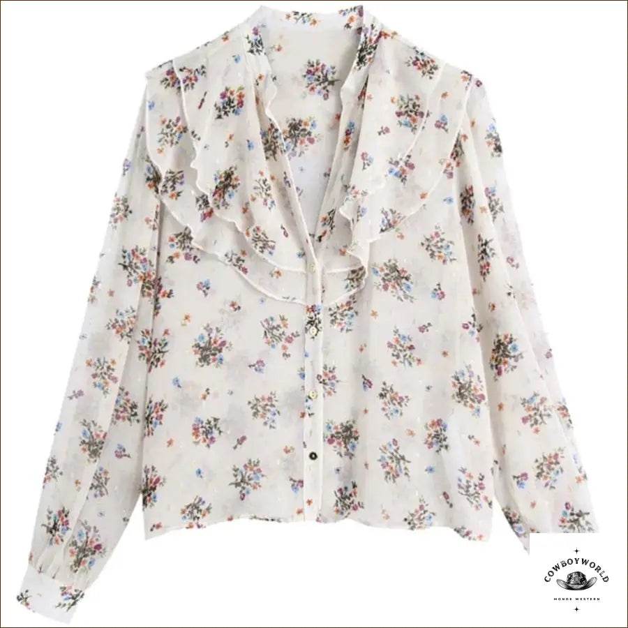 Chemise Western Fleurs - Cowboy World