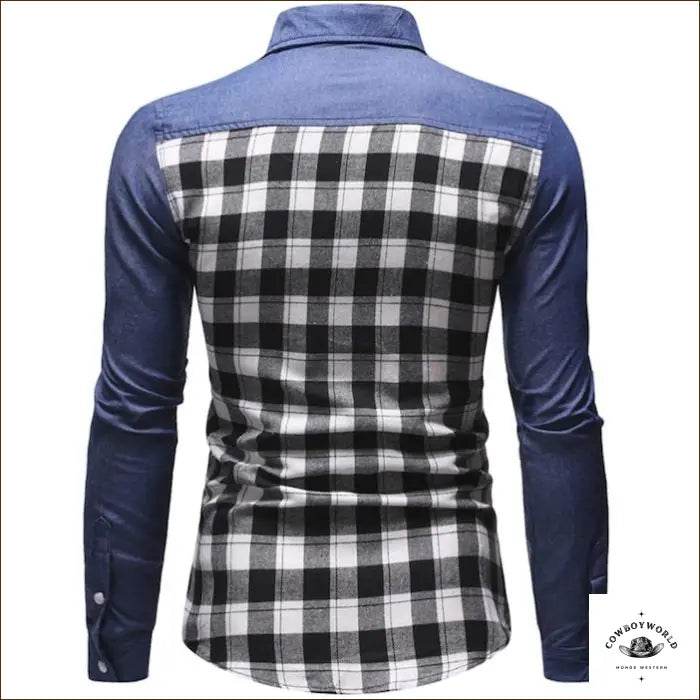 Chemise Western Jeans Homme - Cowboy World
