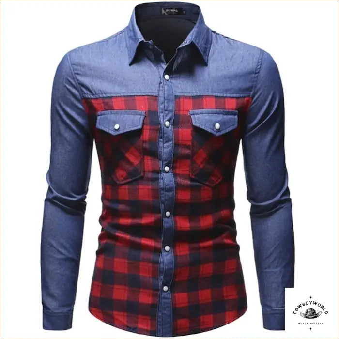 Chemise Western Jeans Homme