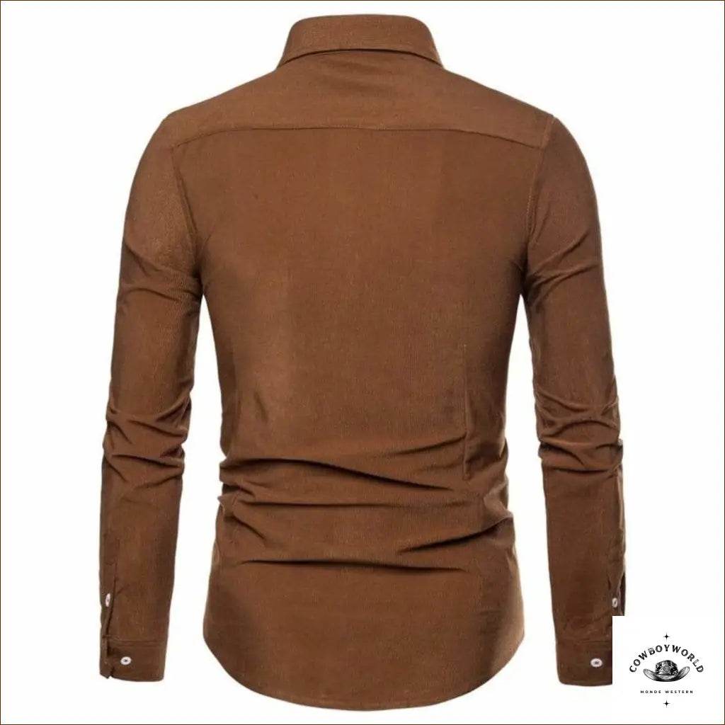 Chemise Western Velours Homme - Cowboy World