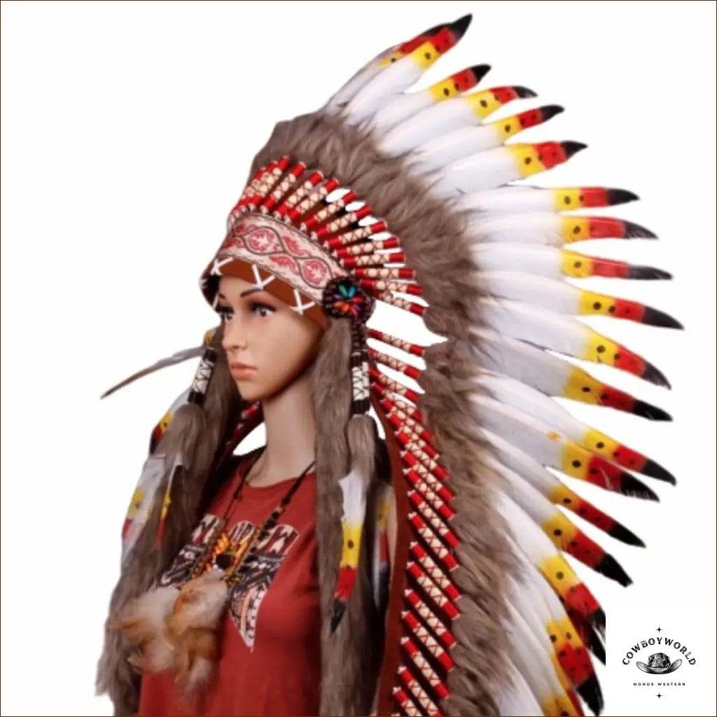 Coiffe Indienne Déguisement - Cowboy World