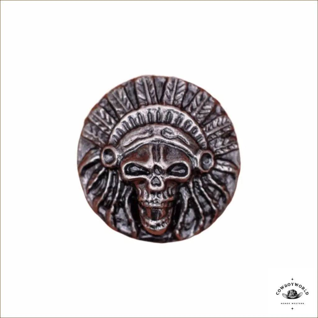 Conchos Crâne Apache (10 pièces) - Cowboy World