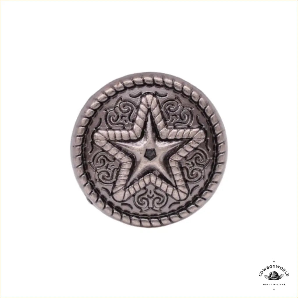 Conchos Étoile de Western (10 pièces)