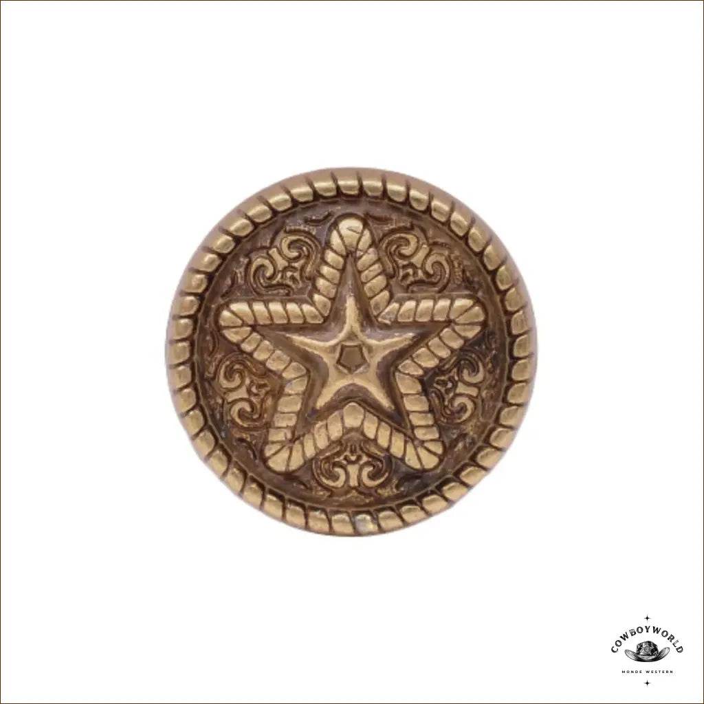 Conchos Étoile du Berger (10 pièces) - Cowboy World