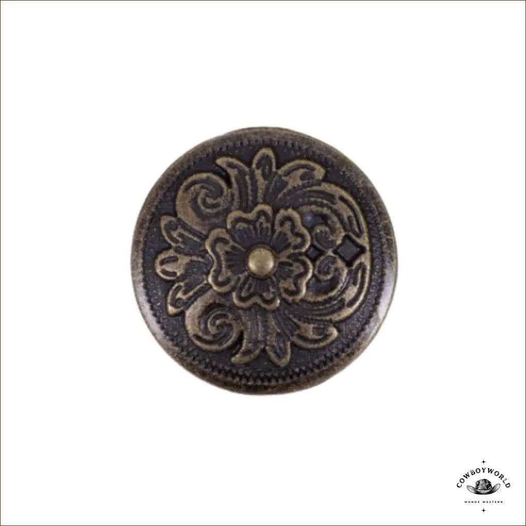 Conchos Fleur Country (10 pièces) - Cowboy World