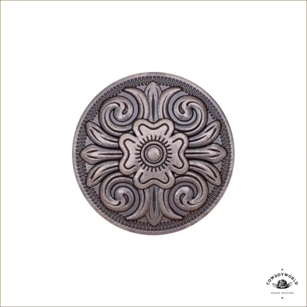 Conchos Fleur Western (10 pièces) - Cowboy World