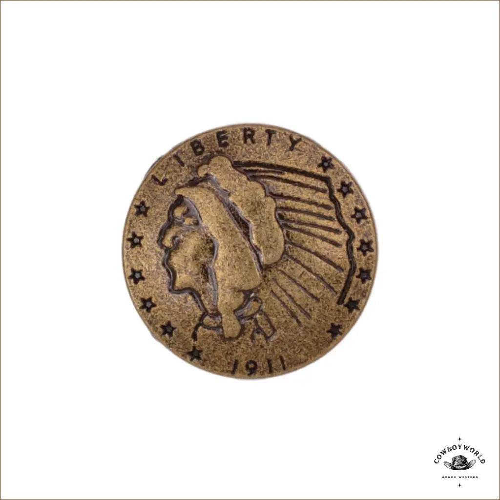 Conchos Liberty (6 pièces) - Cowboy World