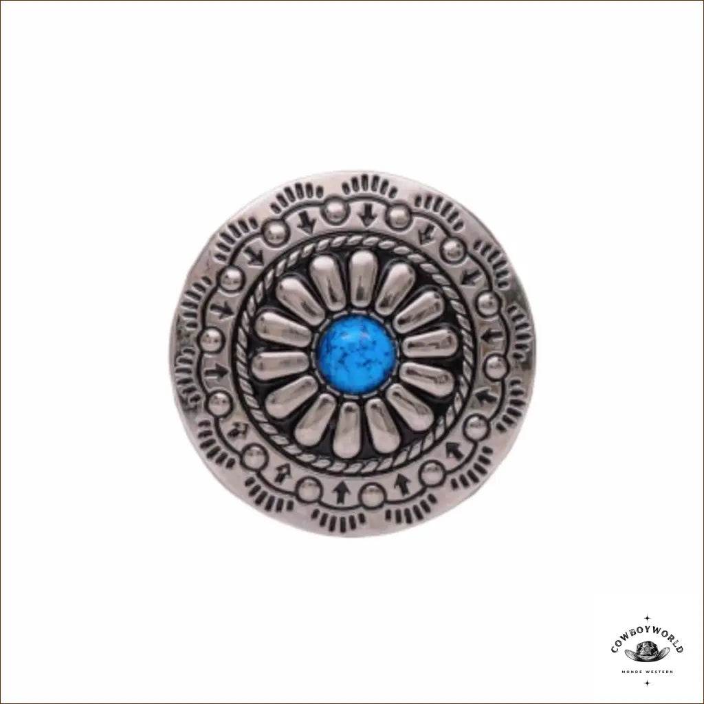 Conchos Soleil Turquoise (10 pièces) - Cowboy World