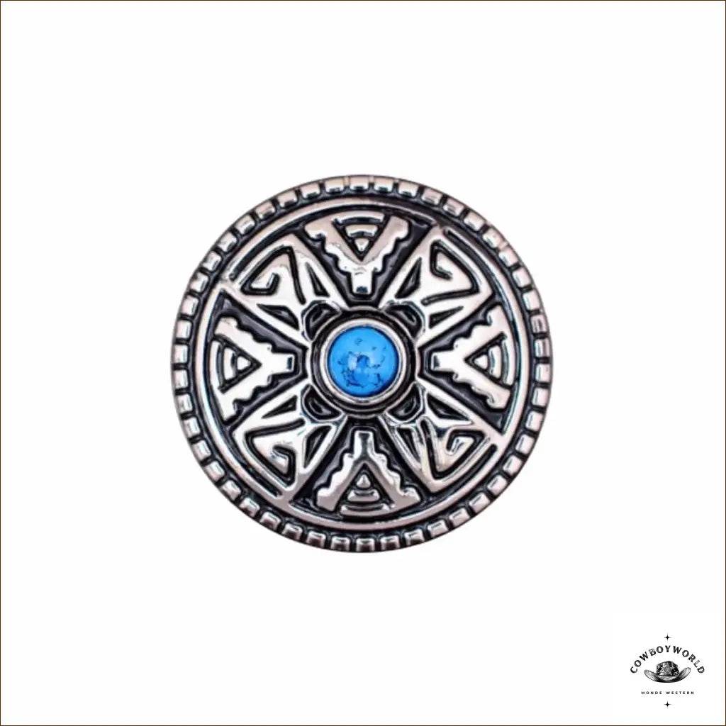 Conchos Univers Turquoise (10 pièces) - Cowboy World