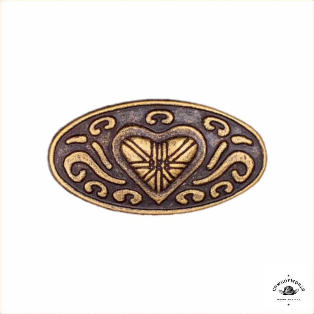 Conchos Vintage Love (10 pièces) - Cowboy World