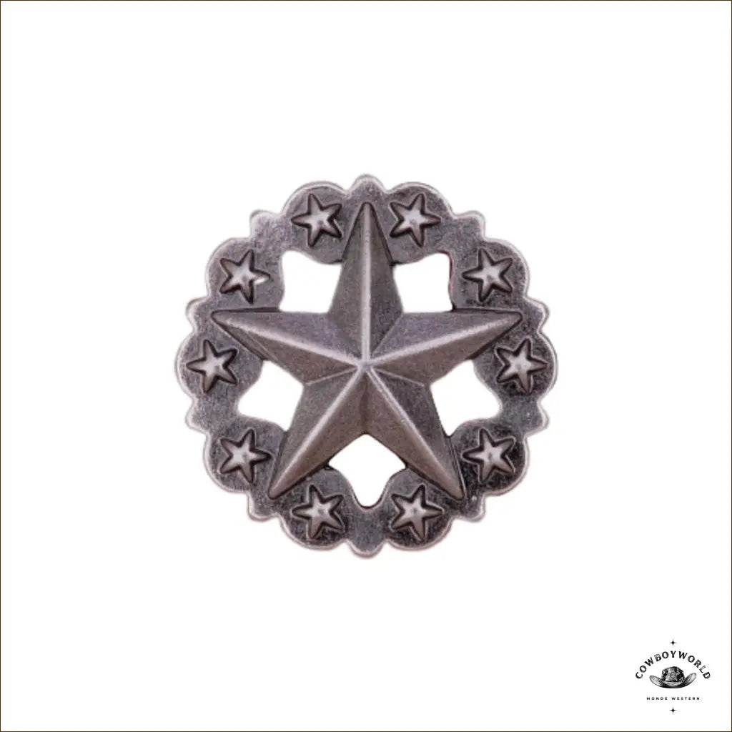 Conchos West Stars (10 pièces) - Cowboy World