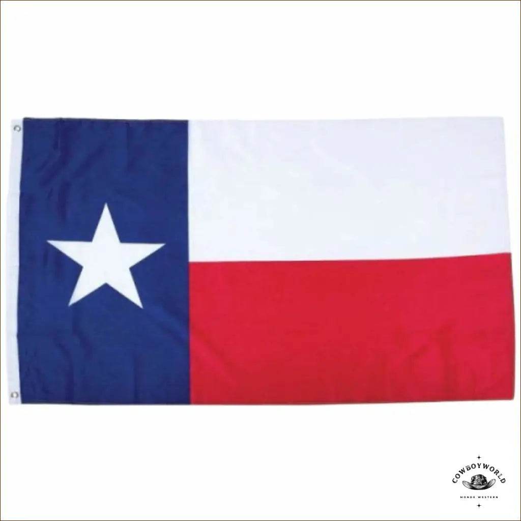 Drapeau du Texas - Cowboy World