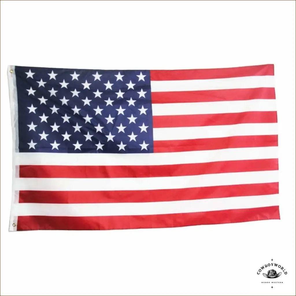 Drapeau États-Unis - Cowboy World
