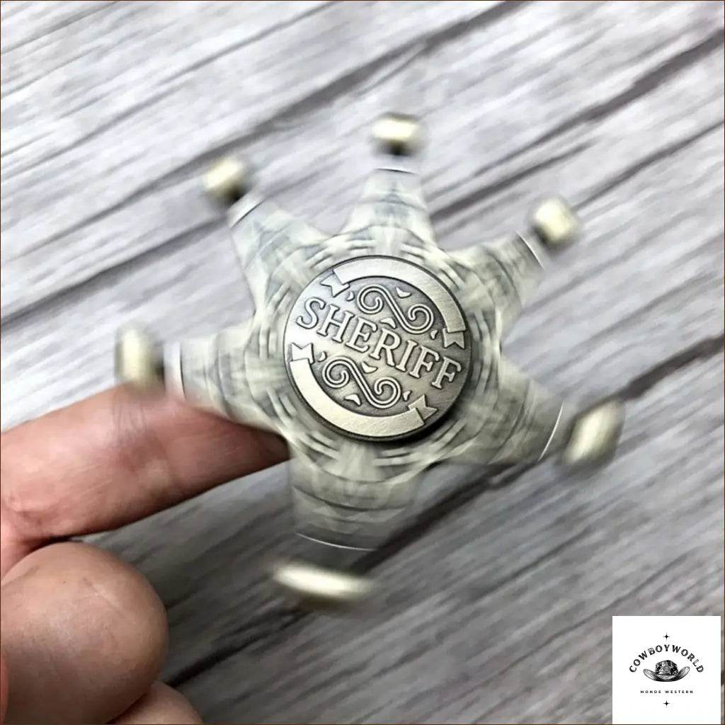 Fidget Spinner Étoile de Shérif - Cowboy World