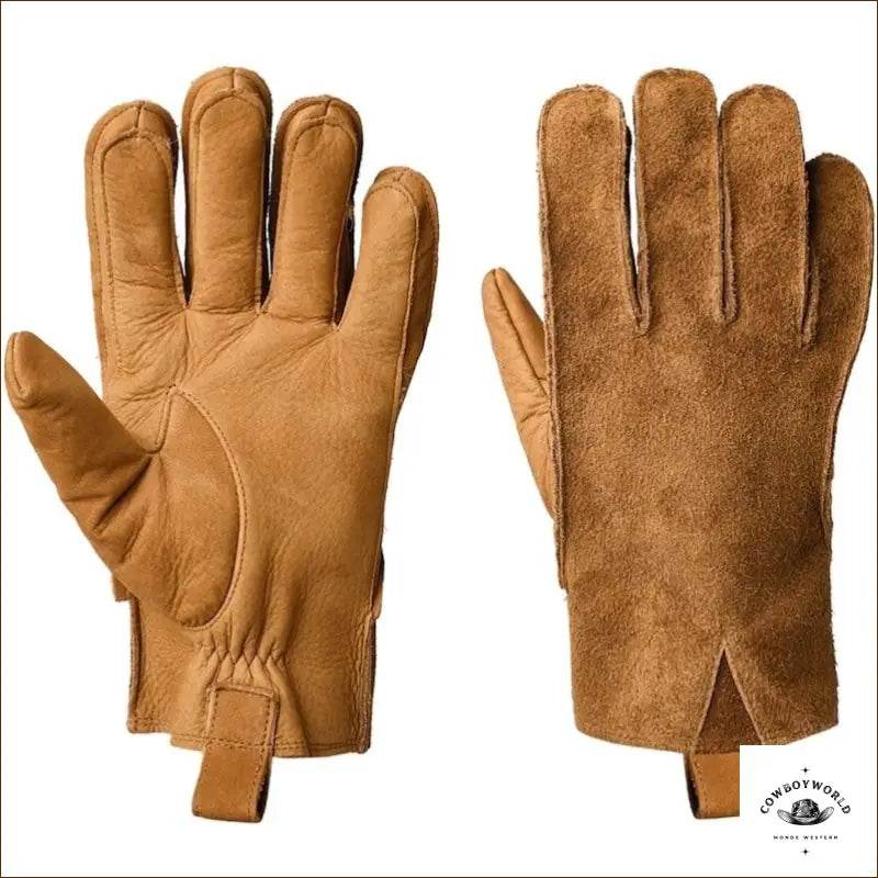 Gants Cuir Western - Cowboy World