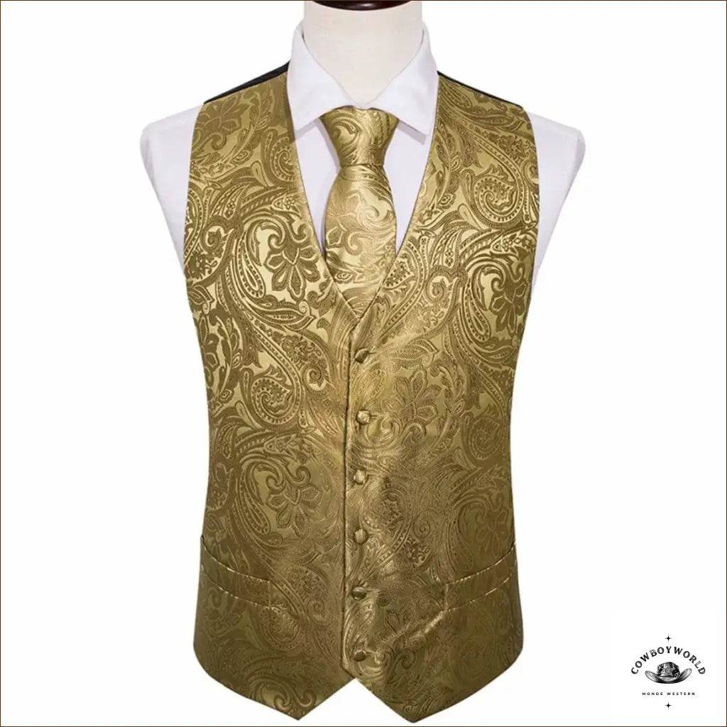Gilet Cowboy Homme Luxe - Cowboy World