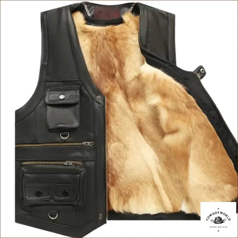 Gilet Cowboy Vache - Cowboy World