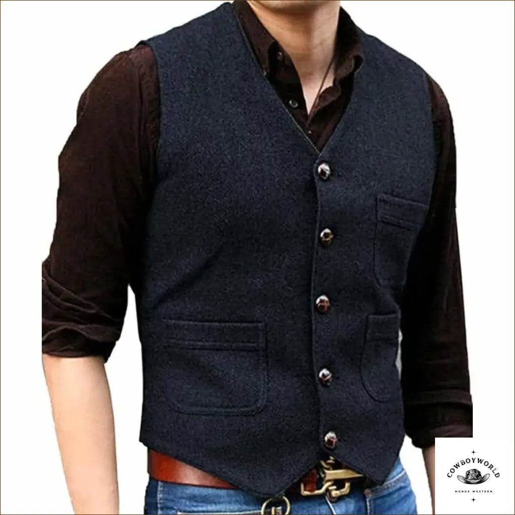 Gilet Homme Western - Cowboy World