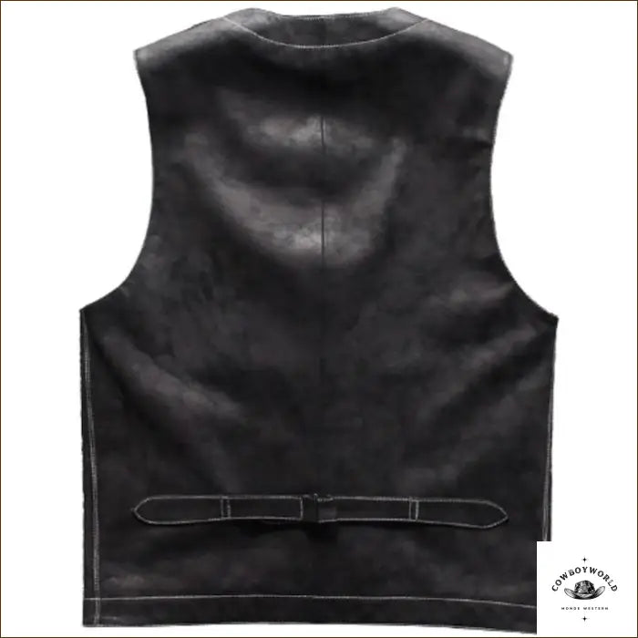 Gilet Western Noir