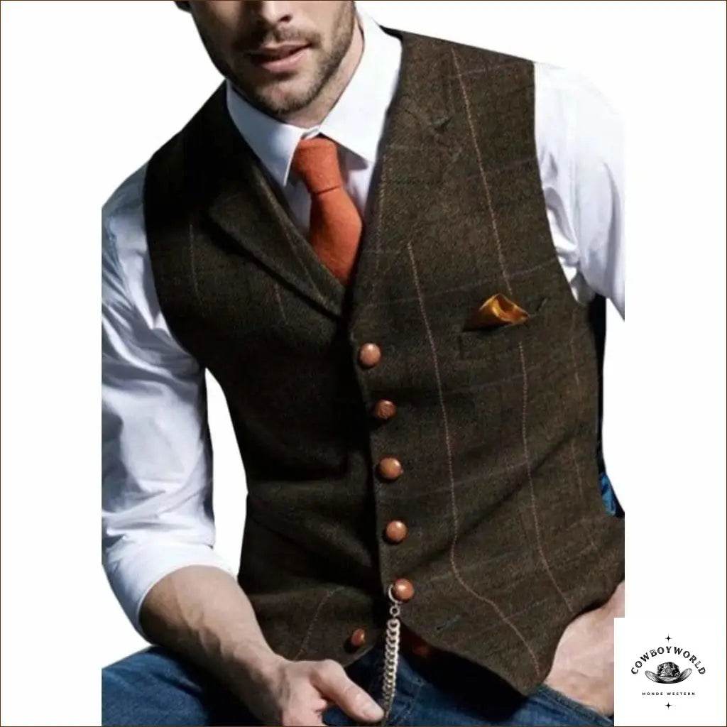 Gilet Western Sans Manches - Cowboy World